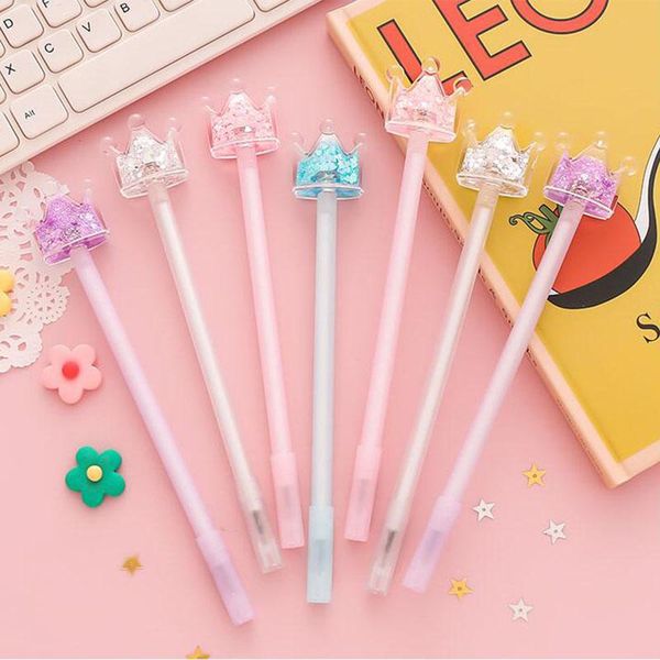 gel pens 32 pcs/lot creative crown sequins pen cute 0.5 mm black ink signature promotional gift school supplies
gel pens 32 pcs/lot creative crown sequins pen cute 0.5 mm black ink signature promotional gift school supplies