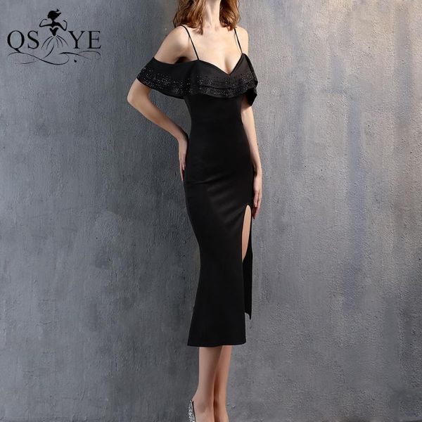 party dresses drill black prom dress ruffles split short evening gown stretch girl straps mermaid women casual, White;black
party dresses drill black prom dress ruffles split short evening gown stretch girl straps mermaid women casual, White;black