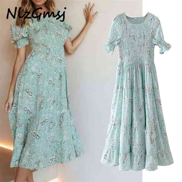 dres vintage floral print holiday summer o neck short sleeve vestido mujer pleated long 04 210628, Black;gray
dres vintage floral print holiday summer o neck short sleeve vestido mujer pleated long 04 210628, Black;gray