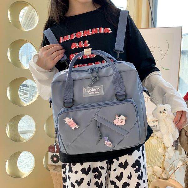 cute multi-functional backpack women pupil small school bags for teenage girls trendy korean waterproof student travel backpacks
cute multi-functional backpack women pupil small school bags for teenage girls trendy korean waterproof student travel backpacks