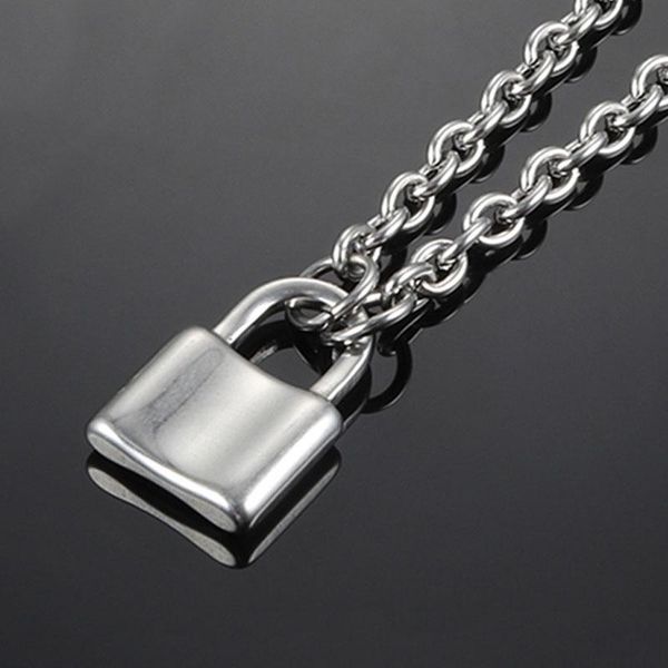 pendant necklaces necklace for mens couples lock stainless steel hip hop eternal jewelry on the neck simple gifts women, Silver
pendant necklaces necklace for mens couples lock stainless steel hip hop eternal jewelry on the neck simple gifts women, Silver