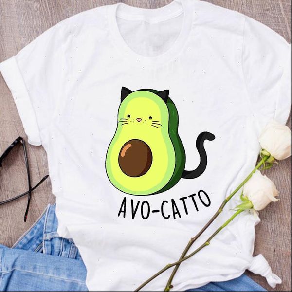 women graphic avocado cat printing cartoon fruit clothes floral lady clothing female tees print t shirt womens t shirt, White
women graphic avocado cat printing cartoon fruit clothes floral lady clothing female tees print t shirt womens t shirt, White