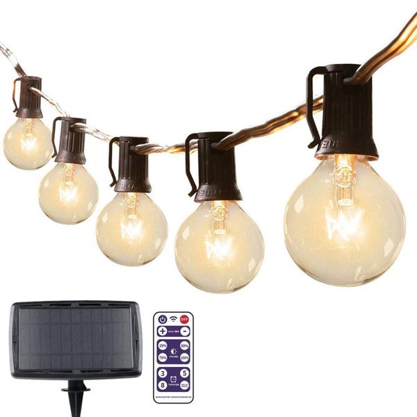 strings outdoor globe solar string lights with remote g40 patio garland fairy waterproof for gazebo porch cafe decor
strings outdoor globe solar string lights with remote g40 patio garland fairy waterproof for gazebo porch cafe decor