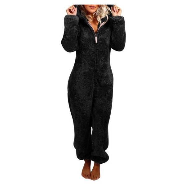 women's jumpsuits & rompers selling in 2021 women long sleeve hooded jumpsuit pajamas casual winter warm rompe sleepwear support wholes, Black;white
women's jumpsuits & rompers selling in 2021 women long sleeve hooded jumpsuit pajamas casual winter warm rompe sleepwear support wholes, Black;white