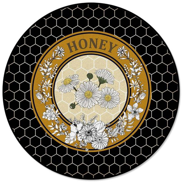 carpets daisy flower honeycomb black round retro honey rug for living room bedroom chair floor mats kid doormat
carpets daisy flower honeycomb black round retro honey rug for living room bedroom chair floor mats kid doormat