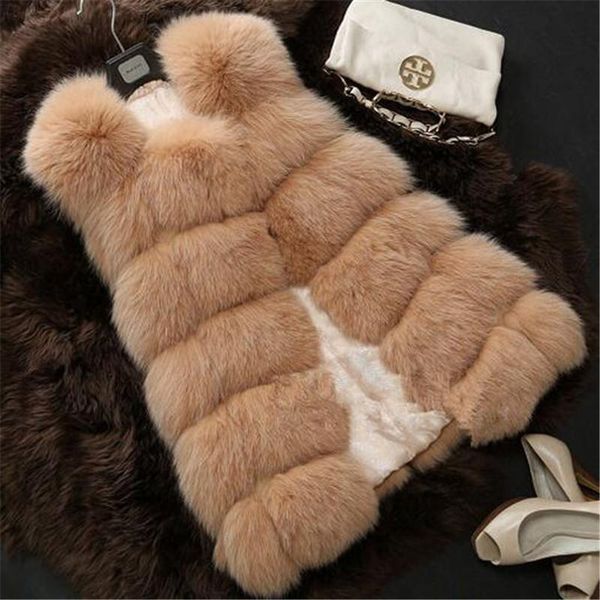 women's vests plus size 4xl fur vest coat luxury faux warm women winter fashion imitation furs coats jacket gilet veste, Black;white
women's vests plus size 4xl fur vest coat luxury faux warm women winter fashion imitation furs coats jacket gilet veste, Black;white