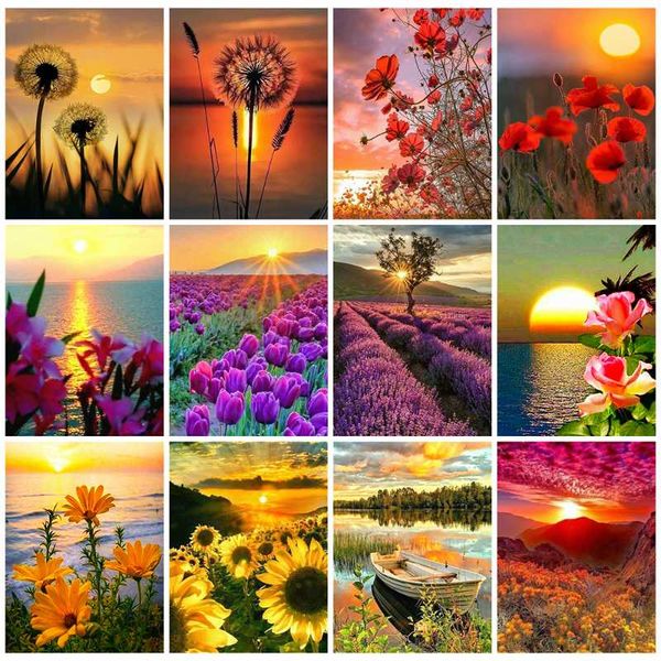 diamond painting huacan embroidery cross stitch flower kits 5d sunset mosaic decor for home
diamond painting huacan embroidery cross stitch flower kits 5d sunset mosaic decor for home