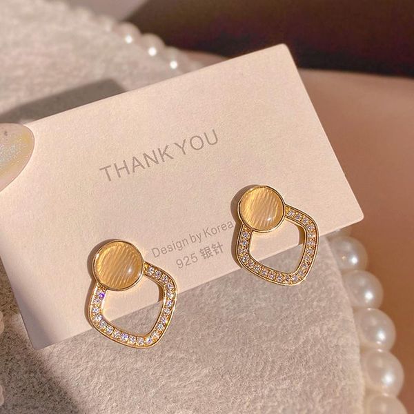 stud trendy 14k real gold plated opal geometric square earrings for women girl jewelry zirconia s925 silver needle gift, Golden;silver
stud trendy 14k real gold plated opal geometric square earrings for women girl jewelry zirconia s925 silver needle gift, Golden;silver