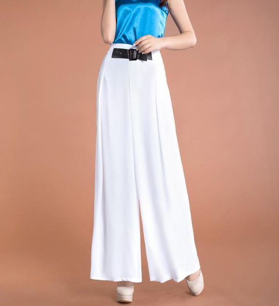 women's pants & capris flare trousers 2021 summer wide leg women belted plus size 27-33 sizes high waist chiffon office pantalon femme, Black;white
women's pants & capris flare trousers 2021 summer wide leg women belted plus size 27-33 sizes high waist chiffon office pantalon femme, Black;white