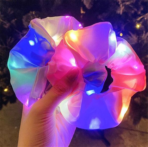luminous scrunchies led hairband ponytail holder headwear girls elastic satin silky scrunchy tie hair rope hair accessories 9211, Slivery;white
luminous scrunchies led hairband ponytail holder headwear girls elastic satin silky scrunchy tie hair rope hair accessories 9211, Slivery;white