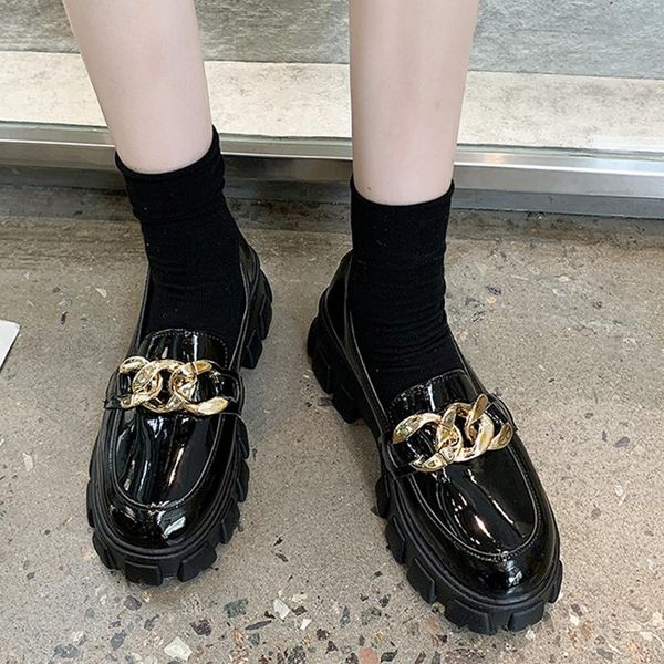 dress shoes rimocy fashion metal chain platform loafers women black patent leather thick heel pumps woman autumn round toe slip on
dress shoes rimocy fashion metal chain platform loafers women black patent leather thick heel pumps woman autumn round toe slip on