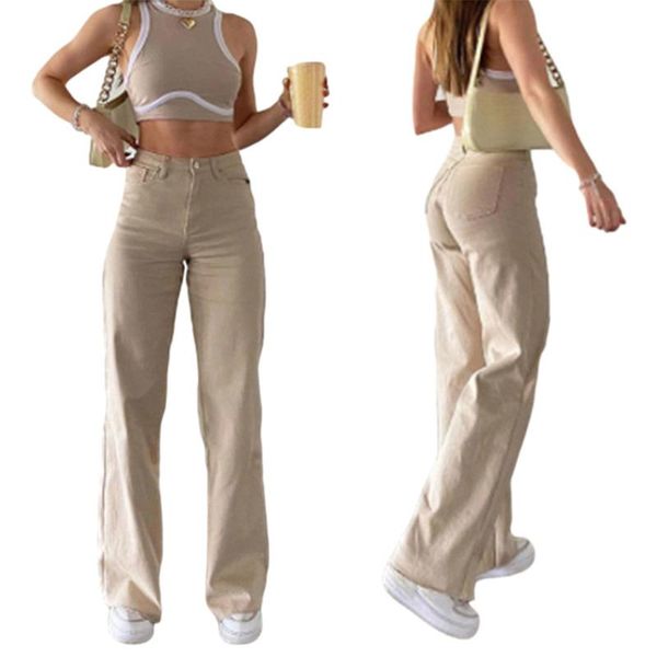 women's pants & capris women wide leg flare jeans high waist solid color loose with pockets vintage denim ladies fashion trousers, Black;white
women's pants & capris women wide leg flare jeans high waist solid color loose with pockets vintage denim ladies fashion trousers, Black;white