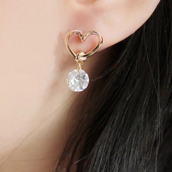 dangle & chandelier fashion jewelry drop earring love cz crystal pendants dangling earrings for women boucle d'oreille femme, Silver
dangle & chandelier fashion jewelry drop earring love cz crystal pendants dangling earrings for women boucle d'oreille femme, Silver