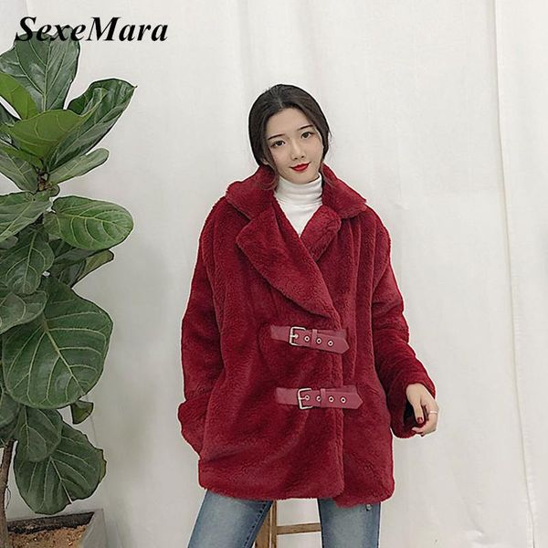 women's leather & faux sexemara winter fuzzy warm buckle fur baggy oversized coat jackt parka outwear high street style, Black
women's leather & faux sexemara winter fuzzy warm buckle fur baggy oversized coat jackt parka outwear high street style, Black