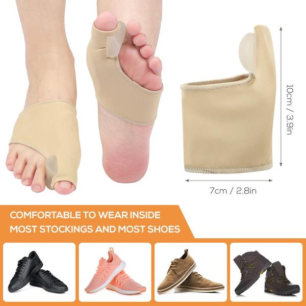 1 pair bunion corrector gel bunion pads sleeves brace relief big toe separator for big toe joint pain relief, Blue;black
1 pair bunion corrector gel bunion pads sleeves brace relief big toe separator for big toe joint pain relief, Blue;black