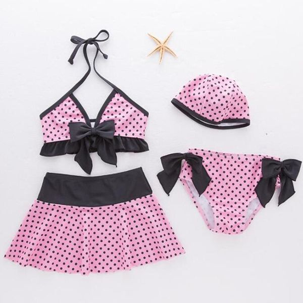 children's swimsuit girls polka dot bowknot design bikini swimwear 2021 4pc/set bikini girls children baby girl swimwear 2-6yrs, Black
children's swimsuit girls polka dot bowknot design bikini swimwear 2021 4pc/set bikini girls children baby girl swimwear 2-6yrs, Black
