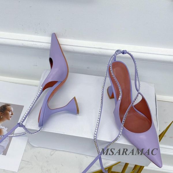 dress shoes violet shiny crystal pointed toe ankle strap high heel sandals leather woman party large size summer, Black
dress shoes violet shiny crystal pointed toe ankle strap high heel sandals leather woman party large size summer, Black