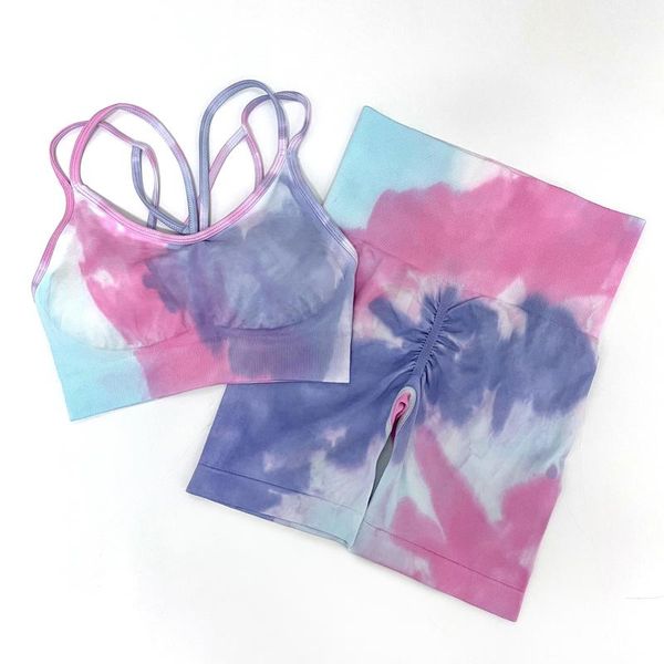 yoga outfit women fitness shorts set dyeing seamless sports bra gym clothing high waist leggings suit sportswear
yoga outfit women fitness shorts set dyeing seamless sports bra gym clothing high waist leggings suit sportswear