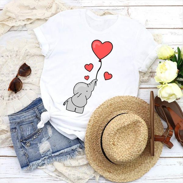 graphic love cartoon animal cute womens t shirt valentine short sleeve print tees clothing female, White
graphic love cartoon animal cute womens t shirt valentine short sleeve print tees clothing female, White