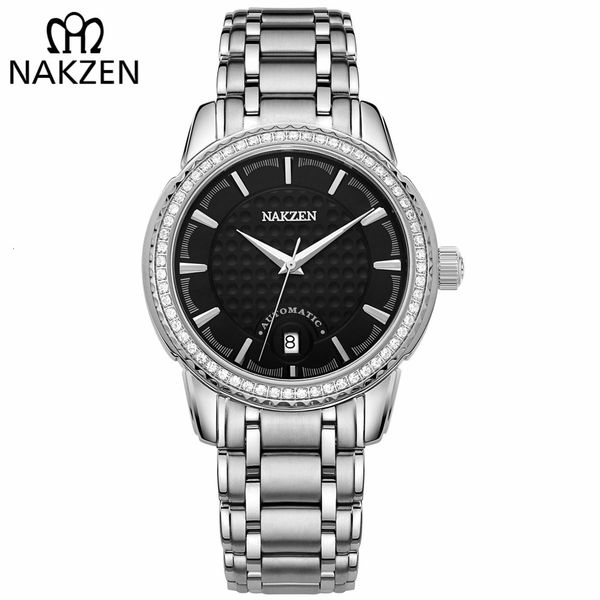 naked men business mechanical clock automatic miyota 8215 movt diamond s sapphire polar waterproof, Slivery;brown
naked men business mechanical clock automatic miyota 8215 movt diamond s sapphire polar waterproof, Slivery;brown