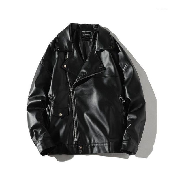 men's fur & faux spring punk leather jacket men coats zipper loose motorcycle casual brand clothing biker1, Black
men's fur & faux spring punk leather jacket men coats zipper loose motorcycle casual brand clothing biker1, Black