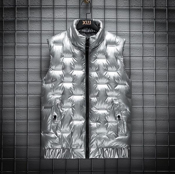 clothing autumn and winter down korean fashion jacket men's stand collar vest cotton cut shoulder, Black;white
clothing autumn and winter down korean fashion jacket men's stand collar vest cotton cut shoulder, Black;white