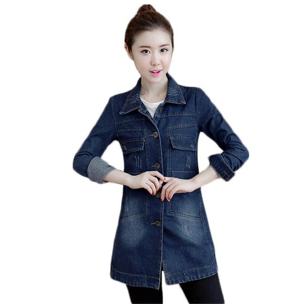 women's jackets denim jacket women dark blue s-5xl plus size 2021 spring autumn korean fashion slim long sleeve cowboy coats feminina, Black;brown
women's jackets denim jacket women dark blue s-5xl plus size 2021 spring autumn korean fashion slim long sleeve cowboy coats feminina, Black;brown