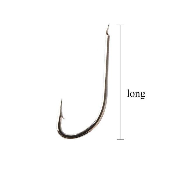 10pcs long-handled fish hook flat high-carbon steel barbed hook size 1#-10#grass carp fishing gear
10pcs long-handled fish hook flat high-carbon steel barbed hook size 1#-10#grass carp fishing gear