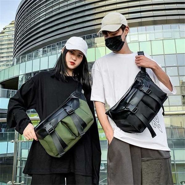 street trend waist bag belt s hip-hop wild women shoulder messenger nylon cloth large capacity chest pack 211027
street trend waist bag belt s hip-hop wild women shoulder messenger nylon cloth large capacity chest pack 211027