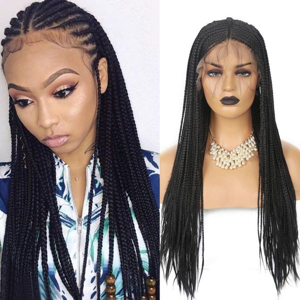 synthetic wigs charisma long braided for black women lace front wig with baby hair deep part braids
synthetic wigs charisma long braided for black women lace front wig with baby hair deep part braids