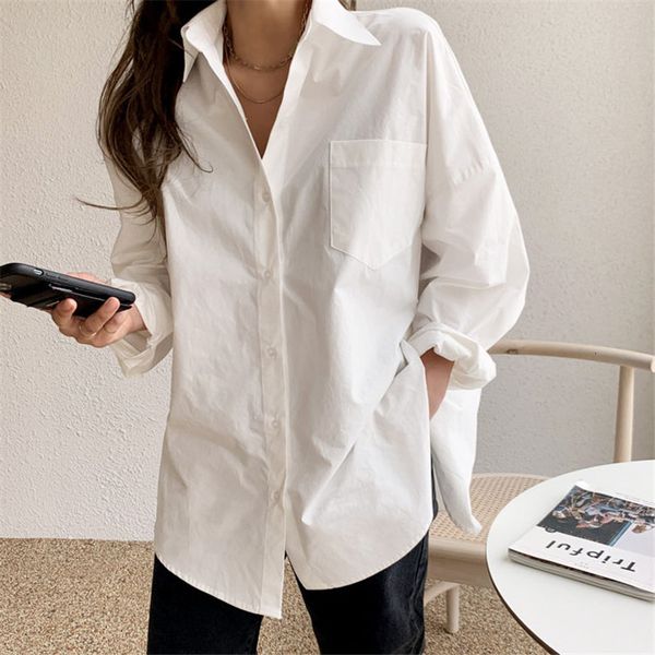 2021 white office lady female pockets new elegance lapel stylish women chic blouses gentle all match streetwear shirts y61h, Black
2021 white office lady female pockets new elegance lapel stylish women chic blouses gentle all match streetwear shirts y61h, Black