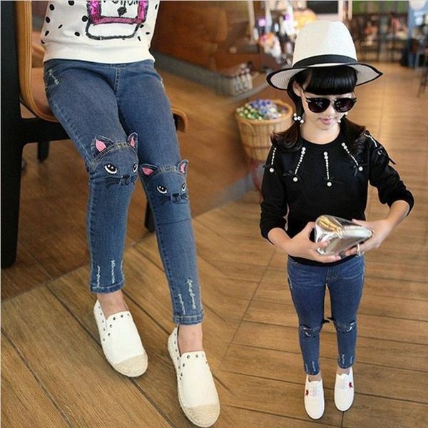 jeans fashion cartoon cat girls spring autumn leggings children pencil pants kids trousers pantalon fillette, Blue
jeans fashion cartoon cat girls spring autumn leggings children pencil pants kids trousers pantalon fillette, Blue