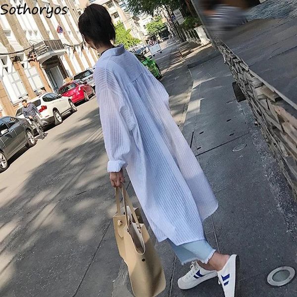 shirts women ulzzang streetwear all-match korean style long chiffon student cardigan thin stripe loose large women clothing chic, White
shirts women ulzzang streetwear all-match korean style long chiffon student cardigan thin stripe loose large women clothing chic, White