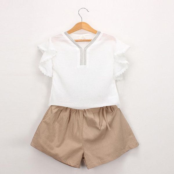 clothing sets summer girls' clothes lace jacket flower bud+high waist shorts 2pcs suits toddler baby kids outfits children's, White
clothing sets summer girls' clothes lace jacket flower bud+high waist shorts 2pcs suits toddler baby kids outfits children's, White