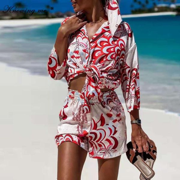 women's tracksuits women summer beach suits set floral print blouse and short pant 2pcs female lace-up shirt+shorts outfit satin with s, Gray
women's tracksuits women summer beach suits set floral print blouse and short pant 2pcs female lace-up shirt+shorts outfit satin with s, Gray