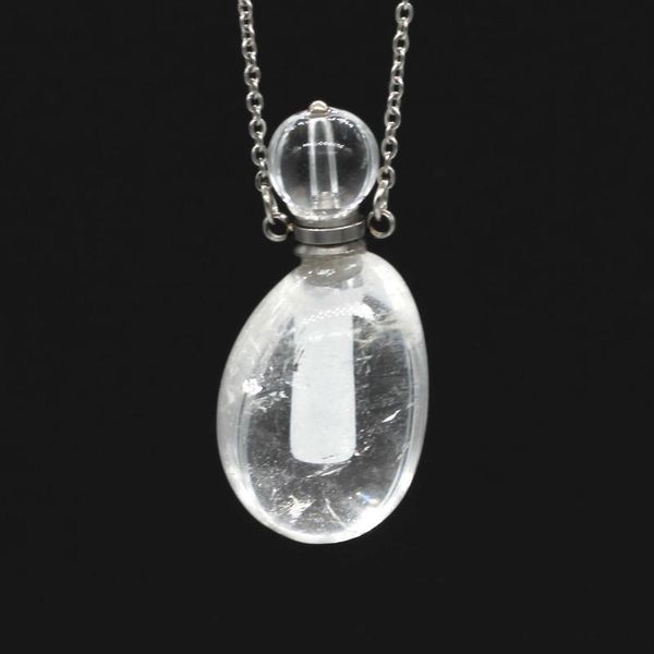 pendant necklaces 100-unique 1 pcs stainless steel perfume bottle natural rock crystal essential oil necklace elegant women jewelry, Silver
pendant necklaces 100-unique 1 pcs stainless steel perfume bottle natural rock crystal essential oil necklace elegant women jewelry, Silver