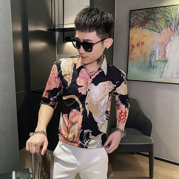 new coreano vero meia manga floral camisa dos homens roupas 2021 moda impresso digital fino ajuste casual blusa homme streetwear quente l35y, Black;brown
new coreano vero meia manga floral camisa dos homens roupas 2021 moda impresso digital fino ajuste casual blusa homme streetwear quente l35y, Black;brown