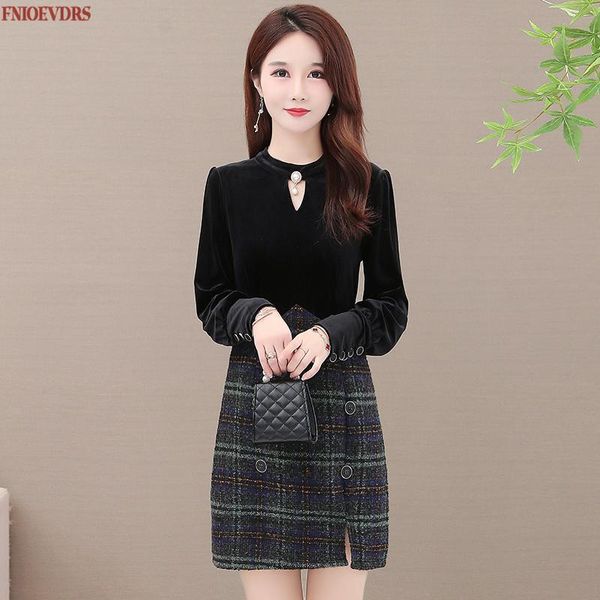 casual dresses faux two piece 2021 design women autumn winter basic patchwork floral print large size pencil split dress plaid vestido, Black;gray
casual dresses faux two piece 2021 design women autumn winter basic patchwork floral print large size pencil split dress plaid vestido, Black;gray