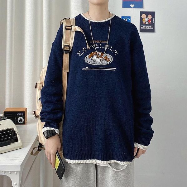 sweater men's loose crew neck korean fashion cartoon thick sweater personality autumn winter hong kong style long sleeve, White;black
sweater men's loose crew neck korean fashion cartoon thick sweater personality autumn winter hong kong style long sleeve, White;black
