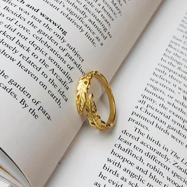 cluster rings elegant leaf ring 925 sterling silver irregular open personality western europe 18k gold for women fine jewelry, Golden;silver
cluster rings elegant leaf ring 925 sterling silver irregular open personality western europe 18k gold for women fine jewelry, Golden;silver