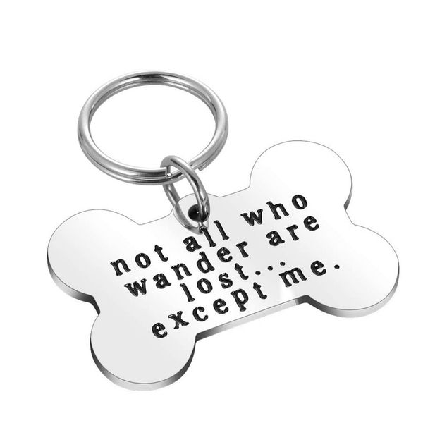 funny pet id tags keychain for dogs collar for kitten new puppy stainless steel not all who wander are lost except me cat charmdio chan cont, Slivery;golden
funny pet id tags keychain for dogs collar for kitten new puppy stainless steel not all who wander are lost except me cat charmdio chan cont, Slivery;golden