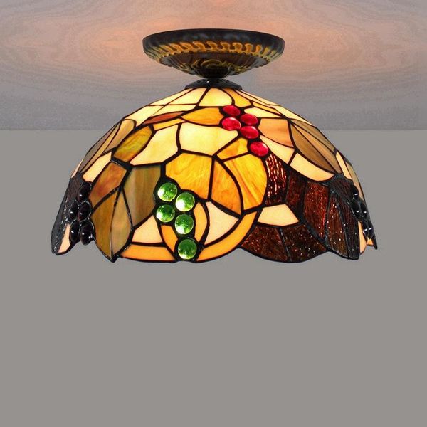 ceiling lights 30cm european countryside grape tiffany multi-color glass restaurant bedroom corridor bathroom lamp
ceiling lights 30cm european countryside grape tiffany multi-color glass restaurant bedroom corridor bathroom lamp
