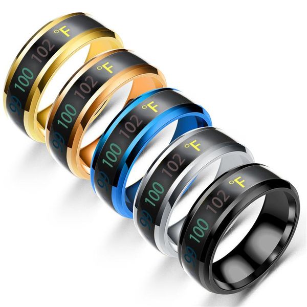 cluster rings temperature measurement ring intelligent sensing change jewelry men and women holidaygift fashion, Golden;silver
cluster rings temperature measurement ring intelligent sensing change jewelry men and women holidaygift fashion, Golden;silver