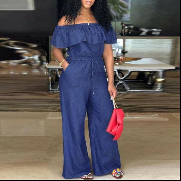 new fashion womens off shoulder short sleeve playsuit slim wide leg jumpsuit ladies casual loose romper summer plus size, Black;white
new fashion womens off shoulder short sleeve playsuit slim wide leg jumpsuit ladies casual loose romper summer plus size, Black;white