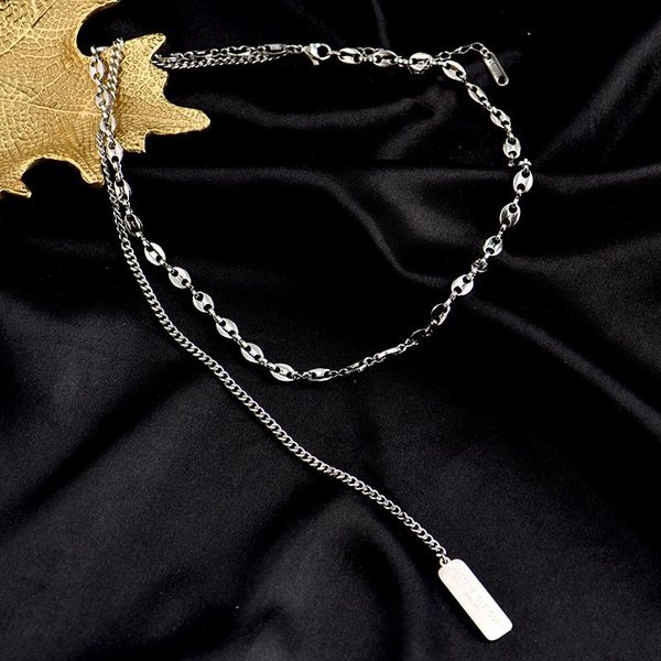 pendant necklaces charms coffee beans chains set stainless steel for women statement necklace 2021, Silver
pendant necklaces charms coffee beans chains set stainless steel for women statement necklace 2021, Silver
