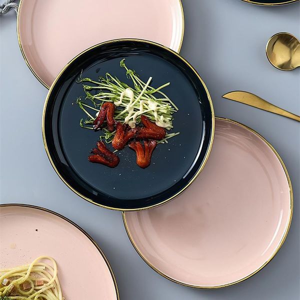 dishes & plates 8/10 inch north european ins phnom penh pink ink blue round ceramic plate kitchen supplies bone china western tableware
dishes & plates 8/10 inch north european ins phnom penh pink ink blue round ceramic plate kitchen supplies bone china western tableware