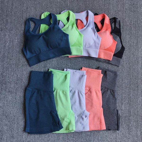 yoga outfit high waist gym shorts padded strappy sports bra 2 pcs suits energy seamless set workout clothes for women sportswear
yoga outfit high waist gym shorts padded strappy sports bra 2 pcs suits energy seamless set workout clothes for women sportswear