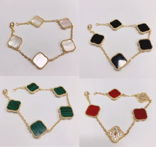 designer charm bracelet love clover bracelets bangle party wedding link chain couple gift ladies fashion jewelry cleefing, Golden;silver
designer charm bracelet love clover bracelets bangle party wedding link chain couple gift ladies fashion jewelry cleefing, Golden;silver
