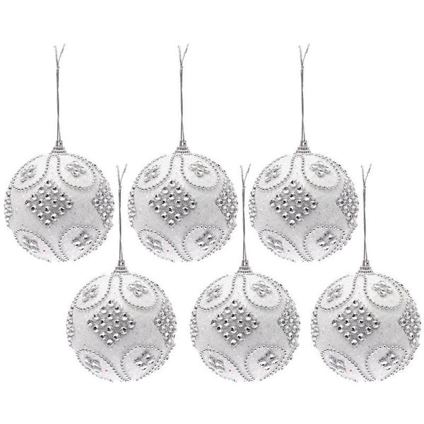 christmas decorations 6pcs 8cm luxurious mini glitter sequins rhinestones ball tree ornaments hanging decoration pendant
christmas decorations 6pcs 8cm luxurious mini glitter sequins rhinestones ball tree ornaments hanging decoration pendant