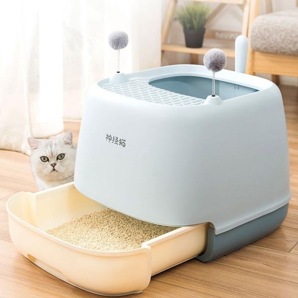 other cat supplies super large space litter basin fully enclosed drawer type deodorant dung pan toilet anti-splash double
other cat supplies super large space litter basin fully enclosed drawer type deodorant dung pan toilet anti-splash double